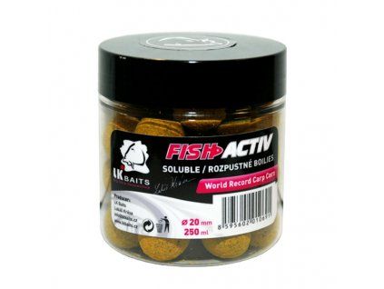 LK Baits boilies Fish Activ World Record Carp Corn 250 ml, 20 mm
