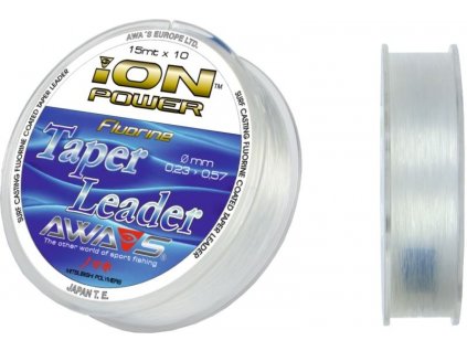 Ion Power Fluorine Taper Leaders 10x15m 0,26mm to 0,57mm