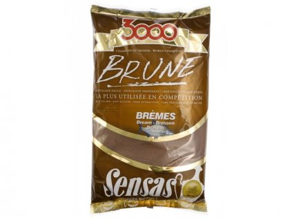 KRMÍTKOVÁ SMĚS SENSAS 3000 Brune Bremes (cejn-hnědý) 1kg