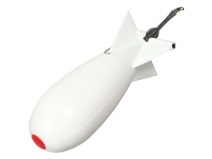 Zakrmovací raketa Spomb Bait Rocket midi (white) - střední