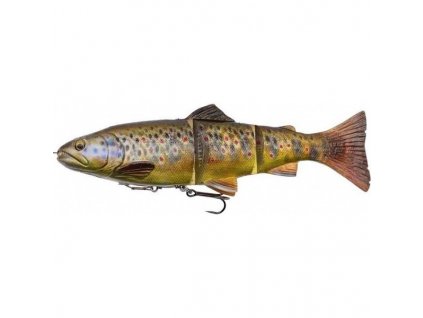 Pstruh Savage Gear 4D Linethru Trout 15 cm / 35 g / Dark Brown Trout