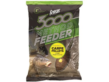 Krmítková směs Sensas 3000 Method Feeder Carpe Pellets 1kg