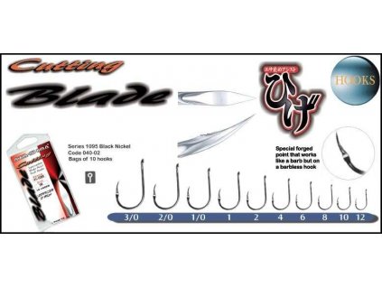 Háčky Cutting Blade 1095 - 10 ks bez protihrotu