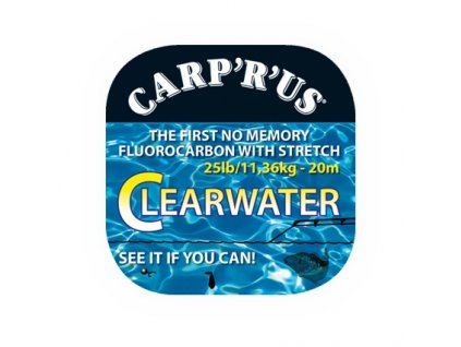 CARP ´R´ US Clearwater - návazcový fluorocarbon 25lb/20m