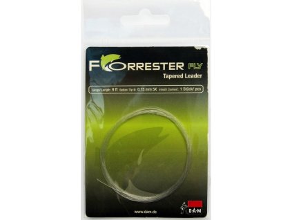 UJÍMANÝ NÁVAZEC DAM FORRESTER FLY - TAPERED LEADER 9FT 0.13MM