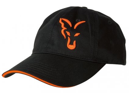 FOX BLACK & ORANGE BASEBALL CAP