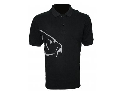 Zfish Tričko Carp Polo T Shirt Black