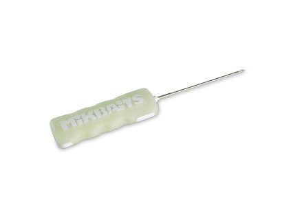 Mikbaits Boilie jehla Heavy GLOW bílá bez zobáčku svítící