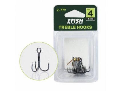 Zfish Trojháčky Treble Hooks Z 779 NEW