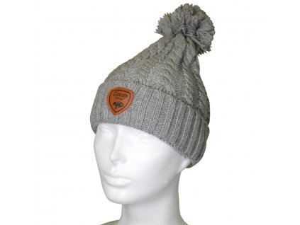 Čepice zimní Beanie Grey