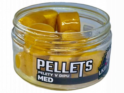 LK Baits Pelety v dipu Med 60g/17mm