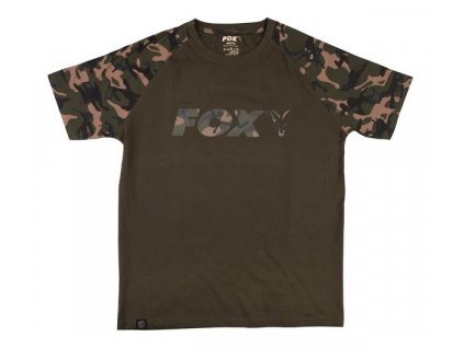 Fox Triko Camo Khaki Chest Print 2