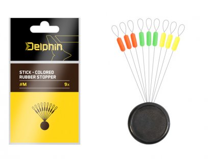 Delphin Stick Colored rubber stopper M