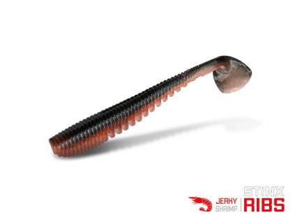 Gumová nástraha Delphin B! StinxRIBS 20ks 5cm Jerky