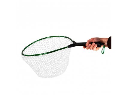 Snowbee Podběrák Rubber Mesh Hand Trout Net Medium pogumovaná síťka + magnet