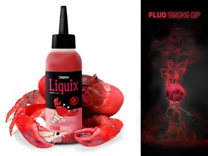 Delphin Fluo dip D SNAX LiquiX Krab Krill 100ml