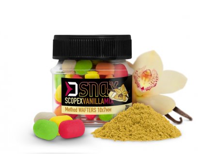 Nástraha MIX D SNAX WAFT Scopex Vanilka 20g