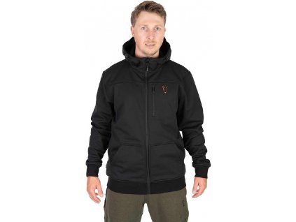 Fox Bunda Collection Soft Shell Jacket Black Orange 2