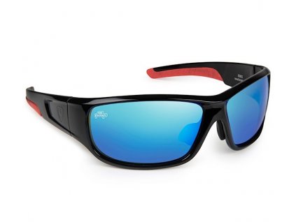 Brýle Shield Wraps Brown Lense Mirror Blue