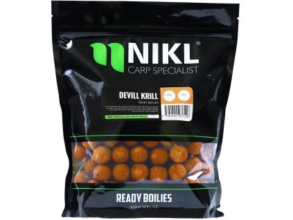 Nikl Hotové boilies Devill Krill ATTRACTIVE 1 kg