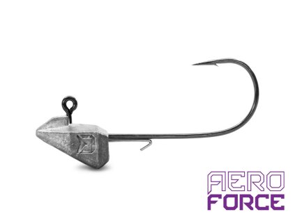 Standup jigová hlava s držákem Delphin AeroFORCE 5ks