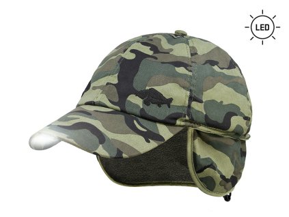 Zimní LED kšiltovka Delphin OutLINE Camo