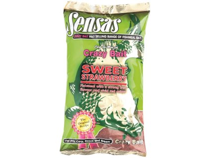 Krmítková směs Crazy Bait Sweet Strawberry 1kg