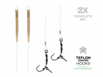 ZFISH Návazec Fluorocarbon Ronnie Rig 3
