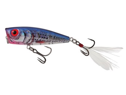 Salmo Wobler Rattlin Pop Floating Clear Blue Shiner