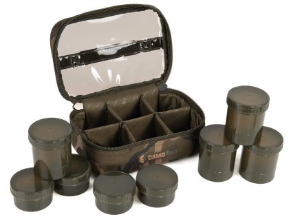 Fox Pouzdro Camolite 8 Pot Hookbait Case