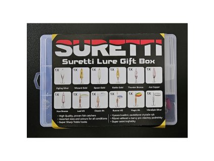 Suretti Dárkový box třpytek na štiky 12 ks