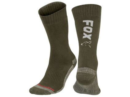 Fox Ponožky Thermolite Long socks vel.44 47 Green Silver