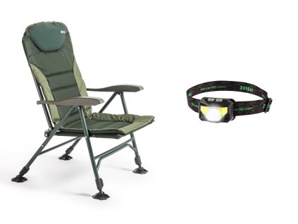 Křeslo Comfort Quattro + čelovka Neonix