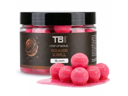 TB Baits Plovoucí Boilie Pop Up Grand Krill + NHDC 50 g