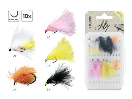 Sada umělých mušek Delphin FLY Pond trout