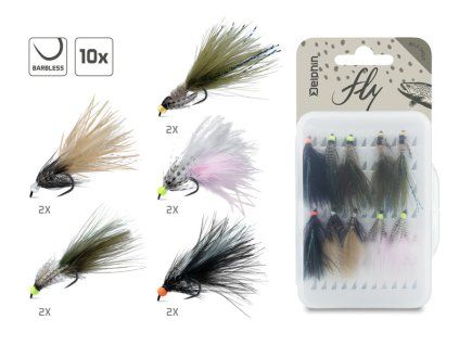 Sada umělých mušek Delphin FLY Wild trout