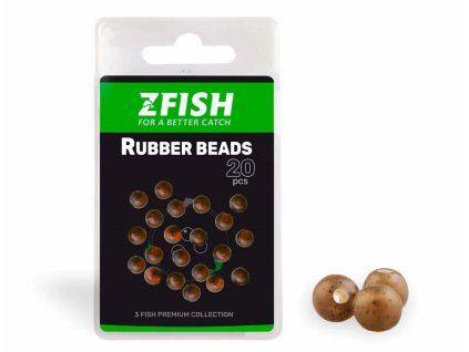Zfish Gumové korálky Rubber Beads 20ks 2