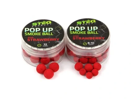 Stég Plovoucí Boilie Pop Up Smoke Ball Strawberry