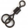 Obratlík se dvěma kroužky Fox Double Ring Swivel