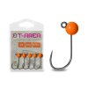 Wolframový jig Delphin T AREA BL 5 ks fluo oranžový 2