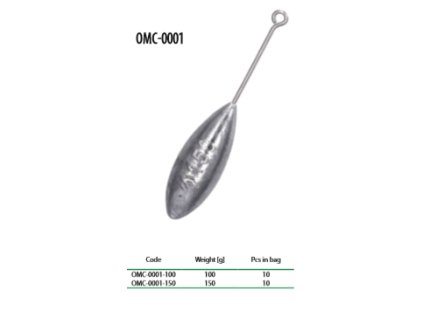 Zátěže SURFCASTING 0001 - 100g - 10 ks