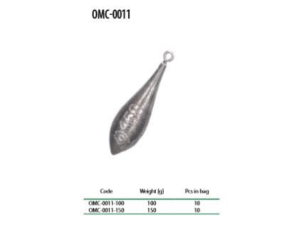 Zátěže SURFCASTING 0011 - 100g - 10 ks