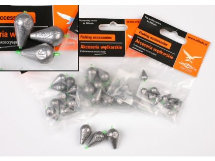 Zátěž - Slza na bužírce 7 g - 3 ks