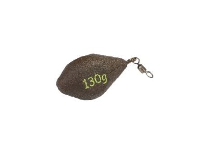 TRI-FLAT" Olověná zátěž krátká (D.GREEN) - 130 g - 10 ks