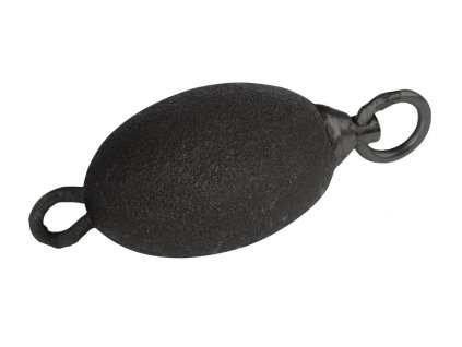 Olověná zátěž -  "CLONKER" (BLACK RUBBER - černá pogumovaná) - 250 g - 1 ks