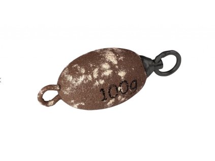 Olověná zátěž -  "CLONKER" (BROWN - hnědá) - 100 g - 1 ks