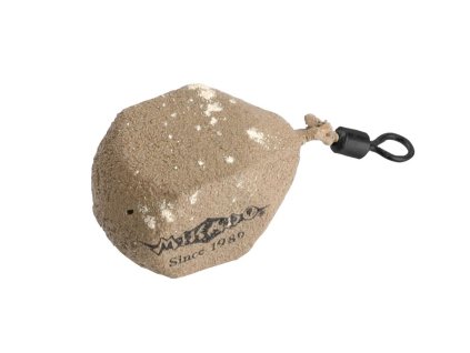 KOSTKA "CUBE" - olověná zátěž s obratlíkem (SAND) - 90 g - 10 ks
