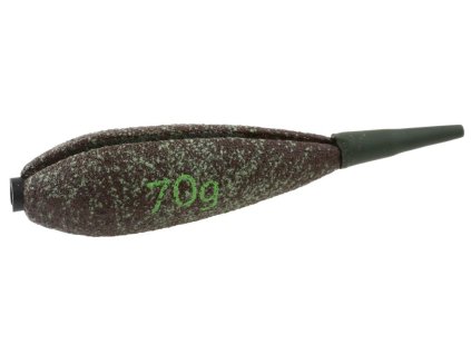 Oliva "OLIVE"- výměnná olověná zátěž s protektorem  (D.GREEN) - 80 g - 10 ks