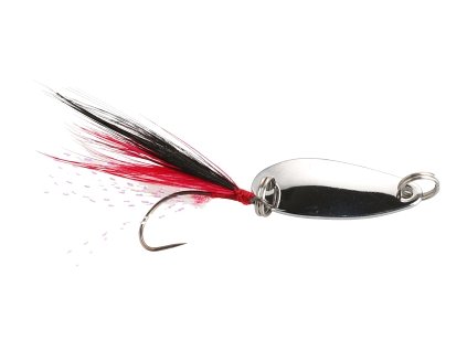 Třpytka - Mini - 2.4 cm - 1.5 g / Stříbrná s chvostem 1 ks