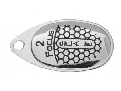 Třpytka - FOCUS vel. 2 SILVER / 25  4g